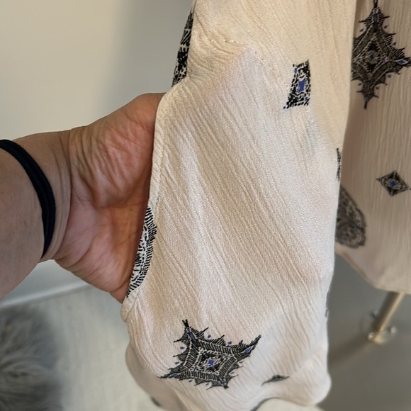 Free People Tree Swing Keyhole Tunic Mini Dress - Picture 7 of 9